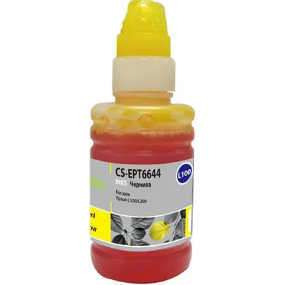 CACTUS  CS-EPT6644 Чернила для Epson L100, желтые, 100ml