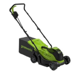 Greenworks GD24LM33 Газонокосилка аккумуляторная , 24V, 33 см, бесщеточная, без АКБ и ЗУ [2516107]