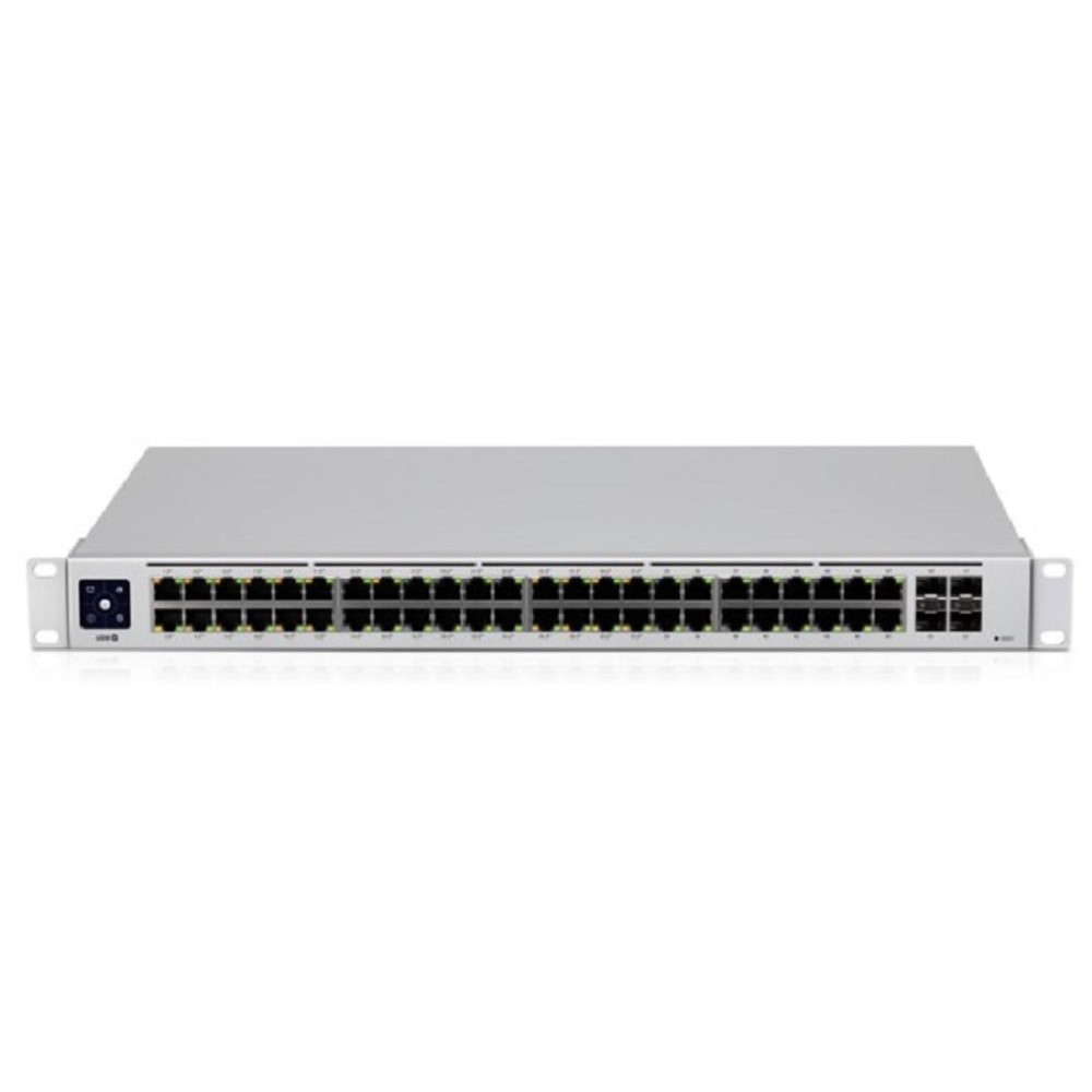 UBIQUITI USW-48-POE PoE-коммутатор в стойку, 48х 1G RJ45, 4х SFP, раздача 195 Вт