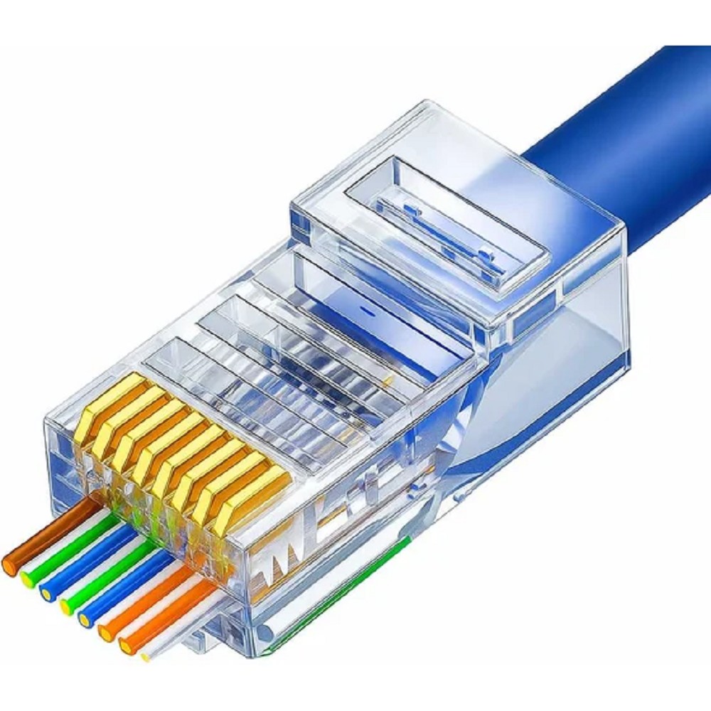 5bites Коннектор сквозной US080A-20 RJ45 / 8P8C / 5E / 20ШТ
