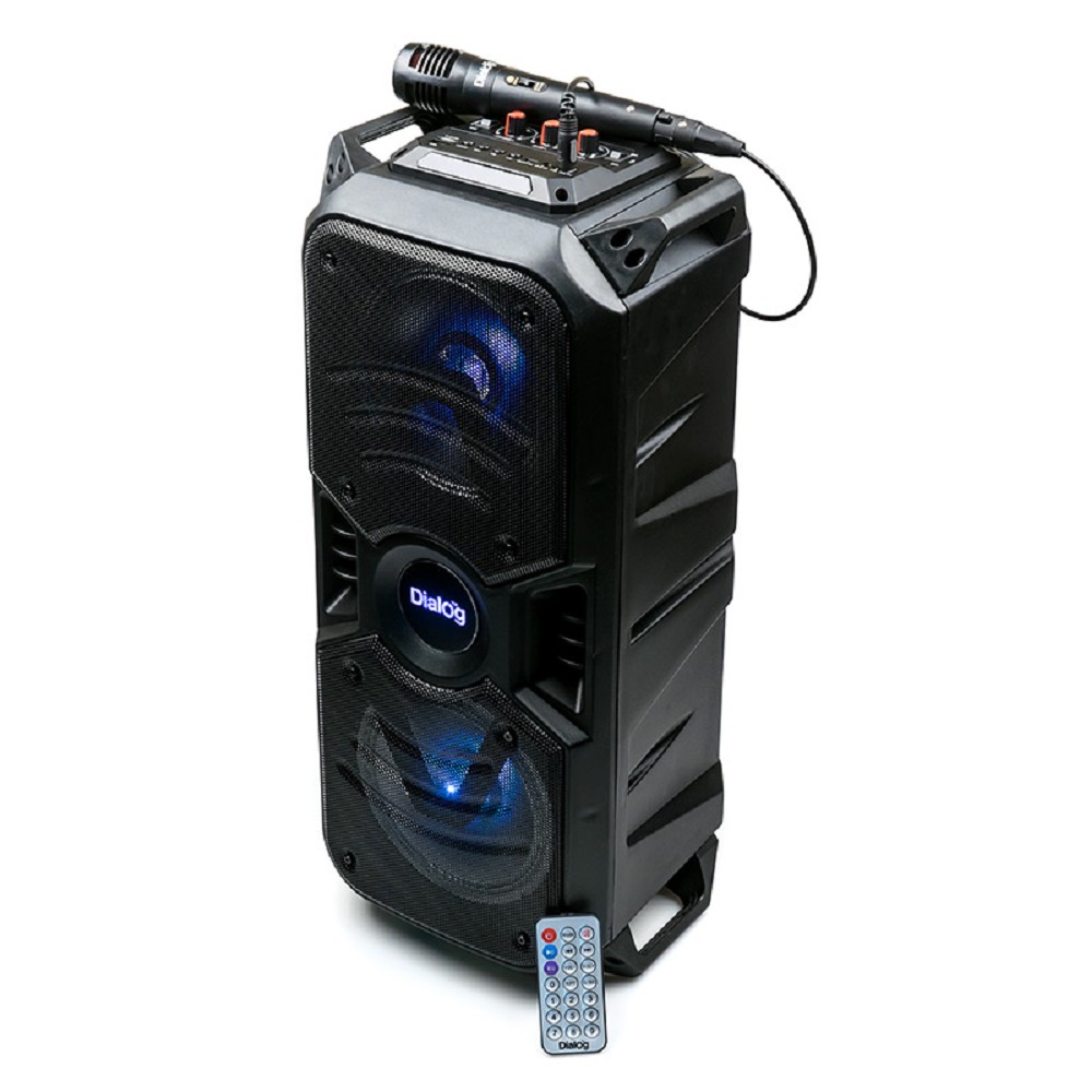 Dialog Oscar AO-11 - акустическая колонка 1.0, 26W RMS, Караоке c микрофоном, BT+FM+USB+SD+LED