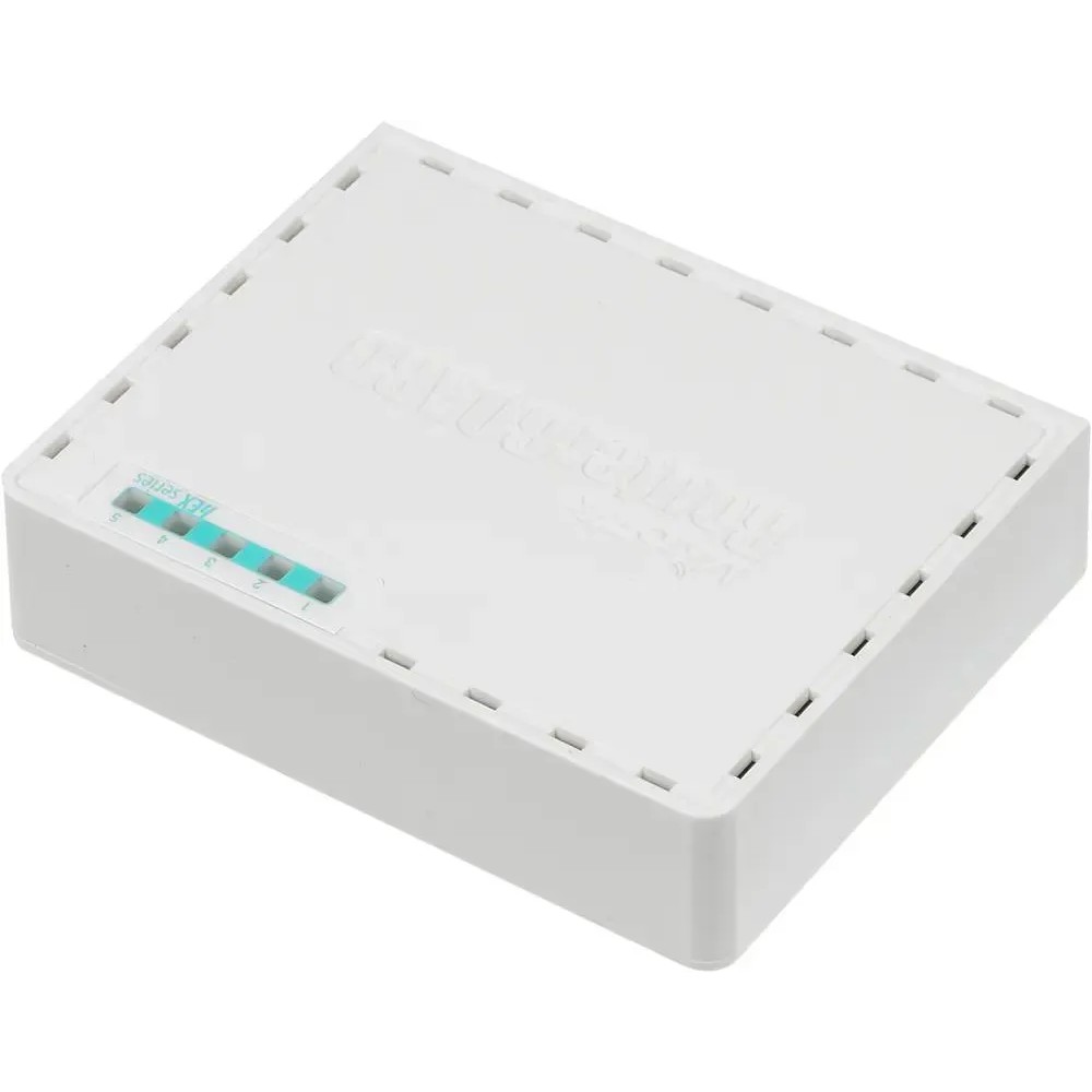MikroTik RB750r2 Маршрутизатор проводной, hEX lite  4 порта 100Мбит/сек. + 1 порт WAN 100Мбит/сек.