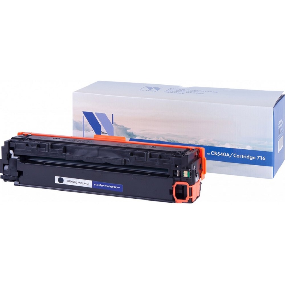NVPrint CB540A/CRG716 Картридж для принтеров Color LaserJet CP1215/1515/CM1518 (2200k) чёрный