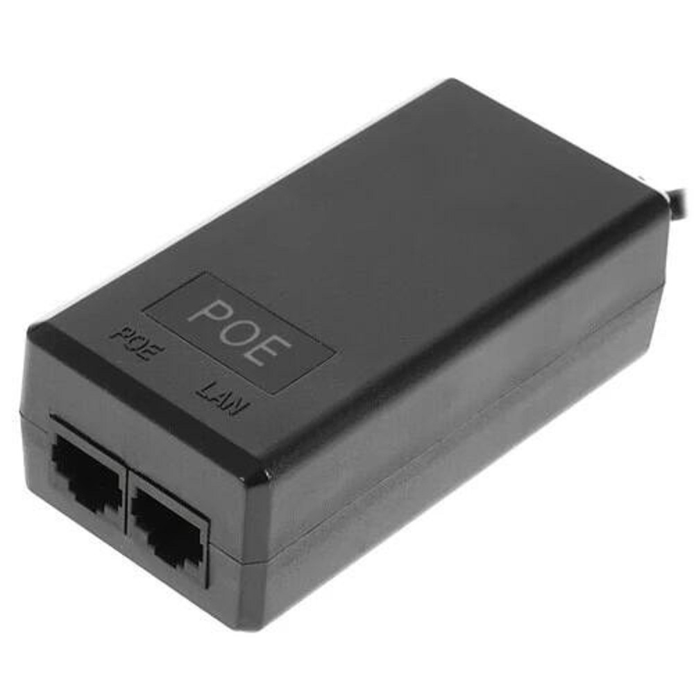 ORIENT SAP-C48POE 1A, PoE инжектор питания 48 Вт, AC 100-240V/ DC 48V, 1.0A, вход: RJ45 LAN 10/100, выход: RJ45 PoE тип B (4/5+,7/8-), совместим с оборудованием PoE IEEE 802.3af, (30672)
