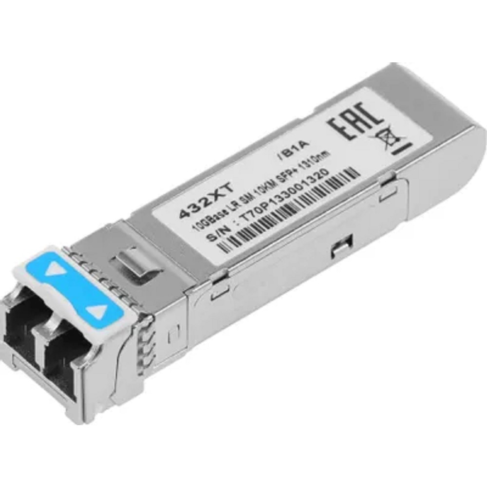 D-Link 432XT/B1A  PROJ Трансивер SFP+ с 1 портом 10GBase-LR для одномодового оптического кабеля (до 10 км, разъем Duplex LC)