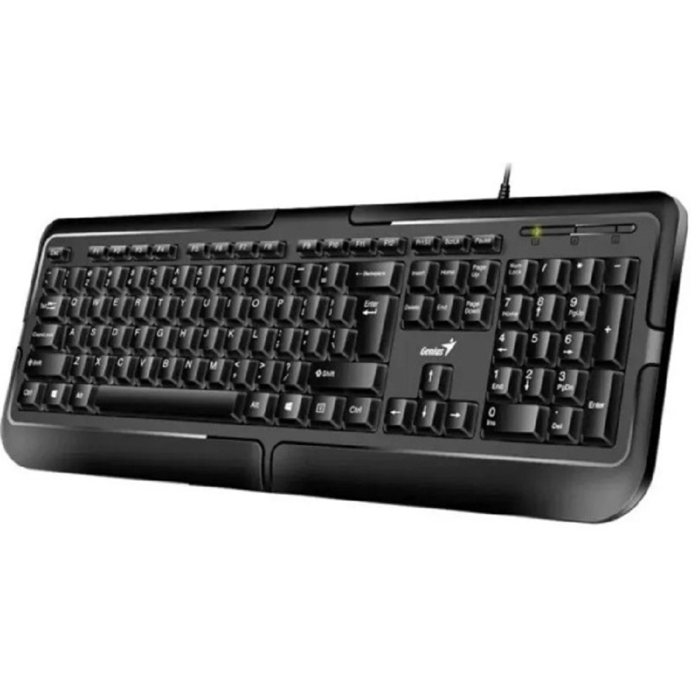 Клавиатура Genius Smart KB-118, {Черный, проводная, USB, 104 клавиши, регулировка наклона} [31310051402]