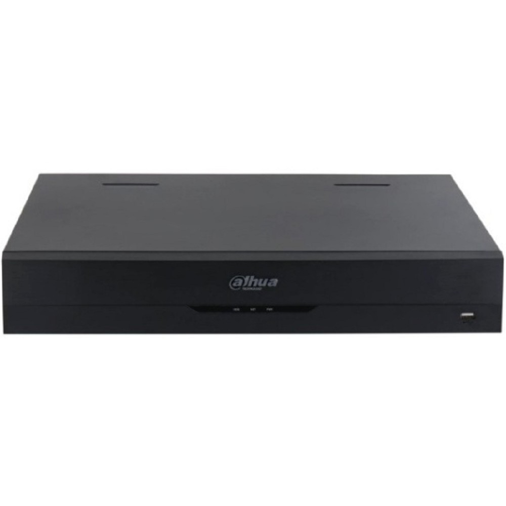 DAHUA DHI-NVR5416-EI2 16-канальный IP-видеорегистратор до 448Мбит/с; HDD: 4 SATA до 20Тб 2 HDMI (8K), 2 VGA;  2 порта 1000Мбит/с;  Трев. вх. вых. 16/6;  видеоаналитика