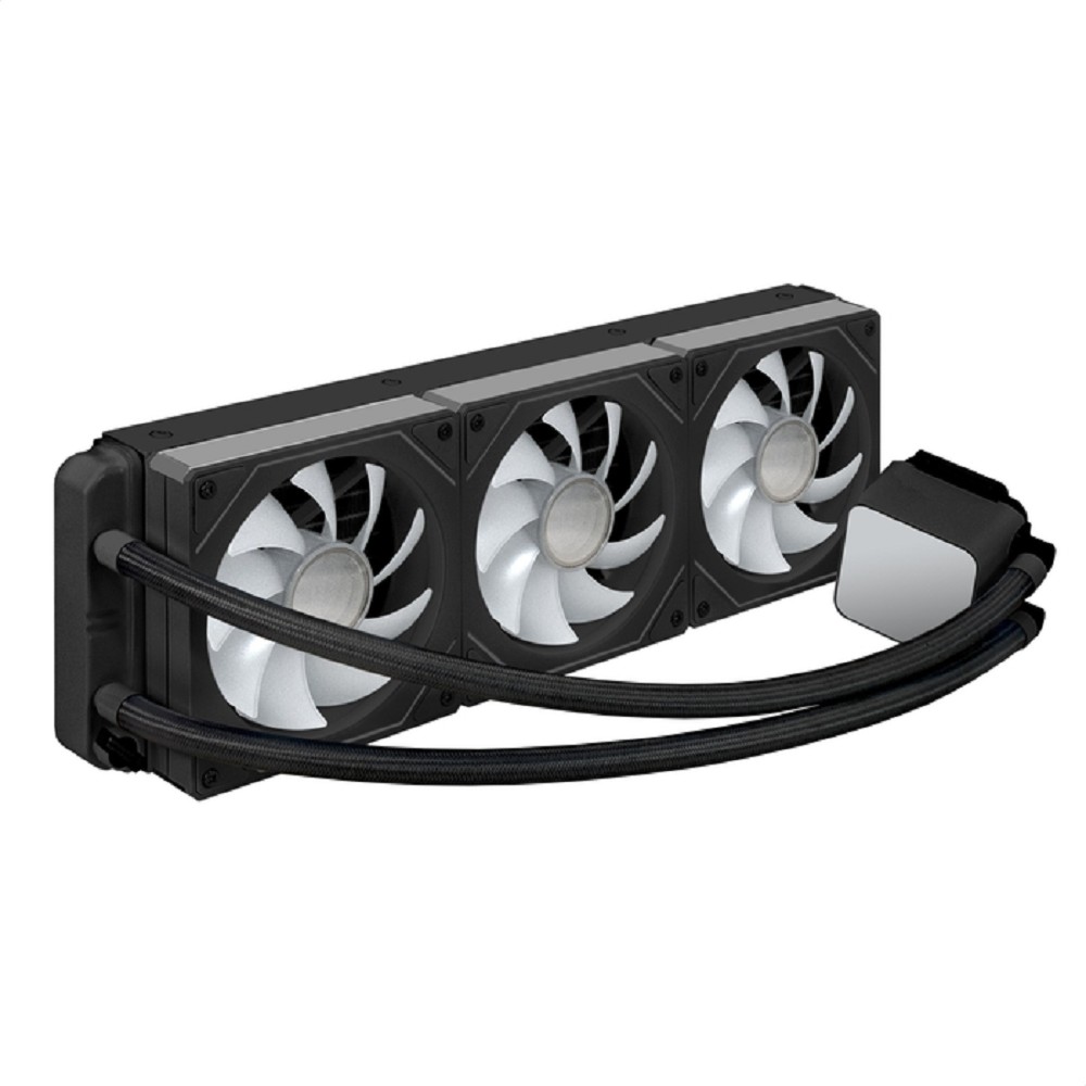 Exegate EX301475RUS Комплект водяного охлаждения ExeGate DigitalFreezer-360.PWM.ARGB.Black (3 PIN 5V ADDRESSABLE RGB подсветка, LGA1954/1851/1700/1200/115x/2066/2011/AM5/AM4, TDP 280W, 3x Fan 120mm 4p