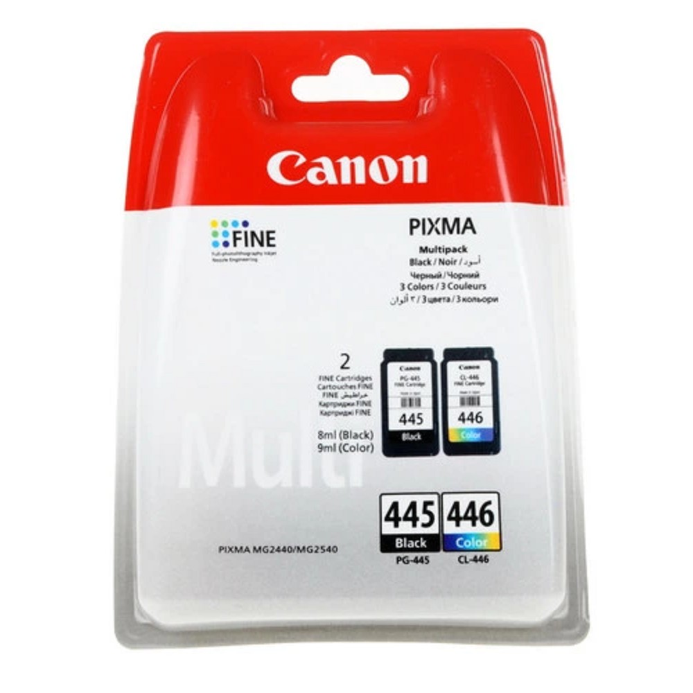 Canon PG-445/CL-446 8283B004 ( 8283B008AA ) Картридж для PIXMA MG2540, PIXMA MG2440, 4 цвета, 180 стр.