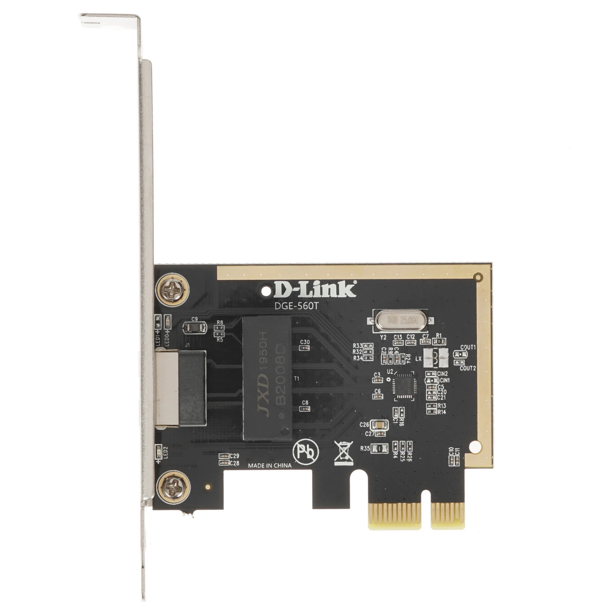 D-Link DGE-560T/20/D1A Сетевой PCI Express адаптер с 1 портом 10/100/1000Base-T (20 адаптеров в упаковке)