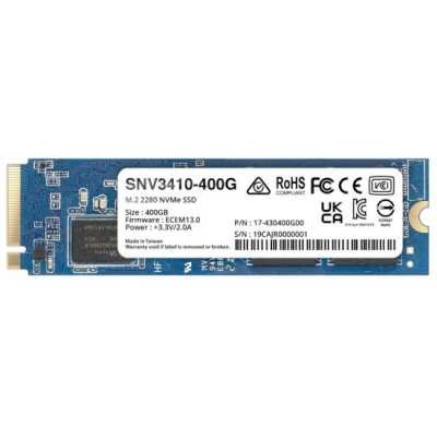 Synology SNV3410-400G SSD SNV3000 Series PCIe 3.0 x4 ,M.2 2280, 400GB, R3000/W750 Mb/s, IOPS 225K/45K, MTBF 1,8M repl SNV3400-400G