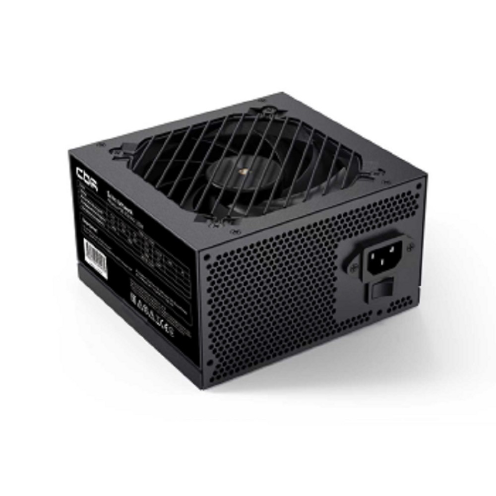 Блок питания CBR ATX 550W 80+ Bronze, DC-DC, APFC, 0.6mm, 24pin, 1*8-pin(4+4P), 2*6+2pin, 2*SATA, 4*IDE, 12cm fan, 1.2м кабель питания, черный [PSU-ATX550-12GM] BOX
