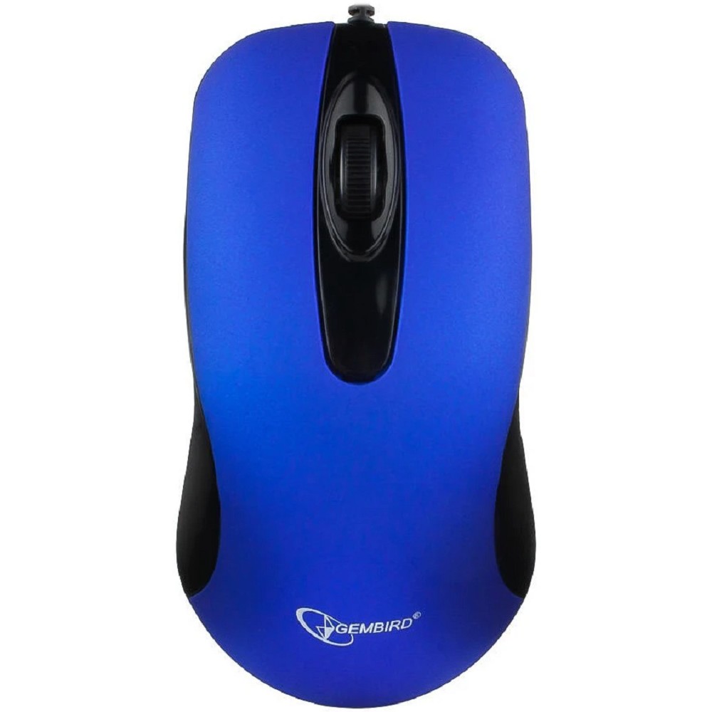 Gembird MOP-400-B dark blue USB, 1000DPI, бесшумный клик