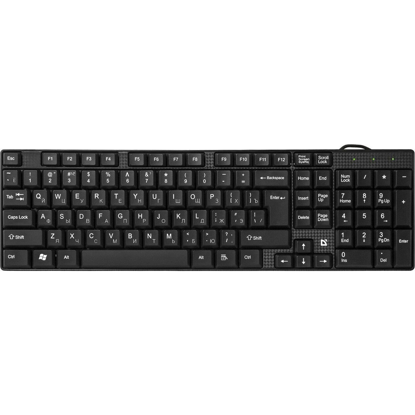 Повреждение упаковки Defender Клавиатура  Accent SB-720 Black USB [45720] {Проводная, черная}