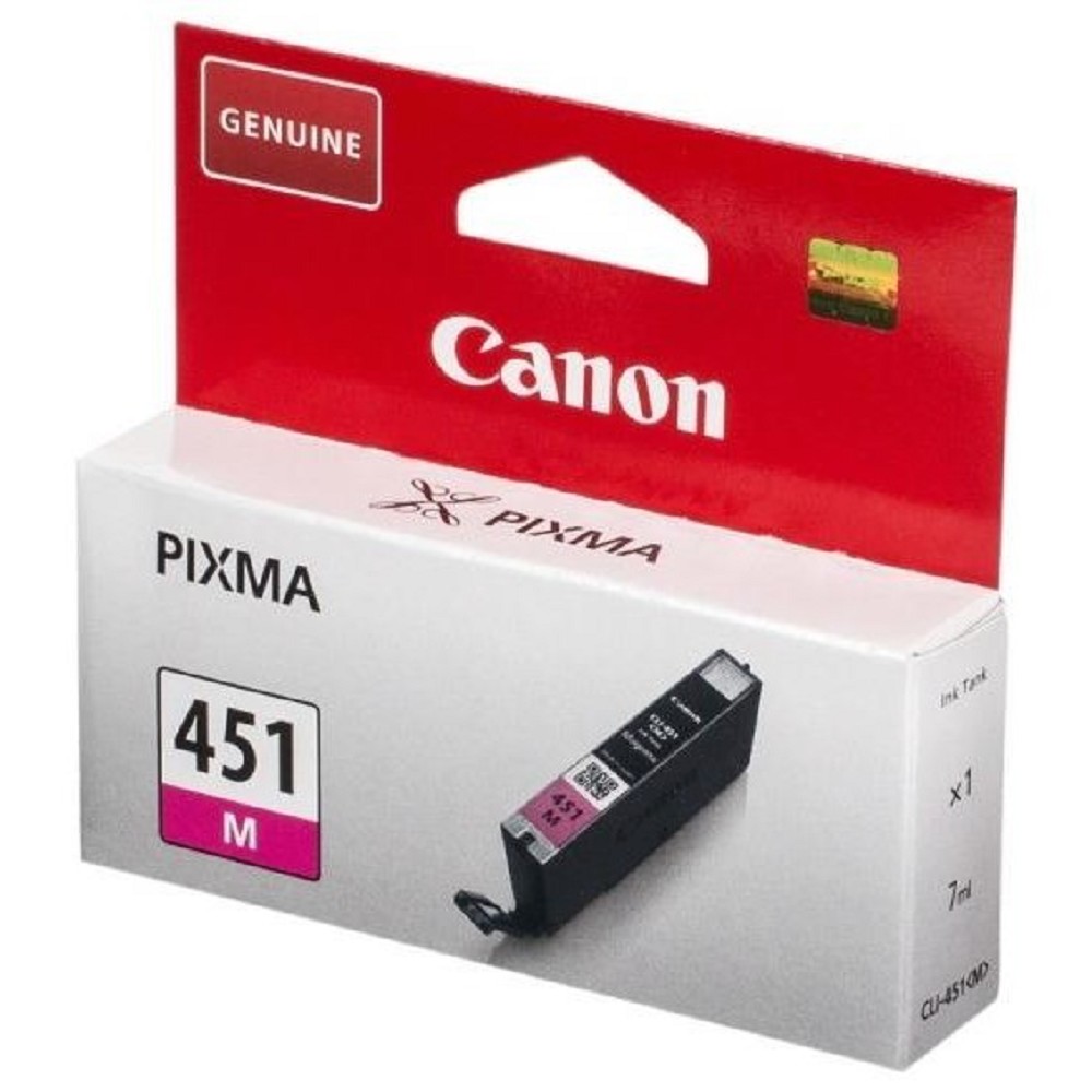 Canon CLI-451M 6525B001 Картридж для PIXMA iP7240/MG6340/MG5440, Пурпурный (Magenta), 319стр.