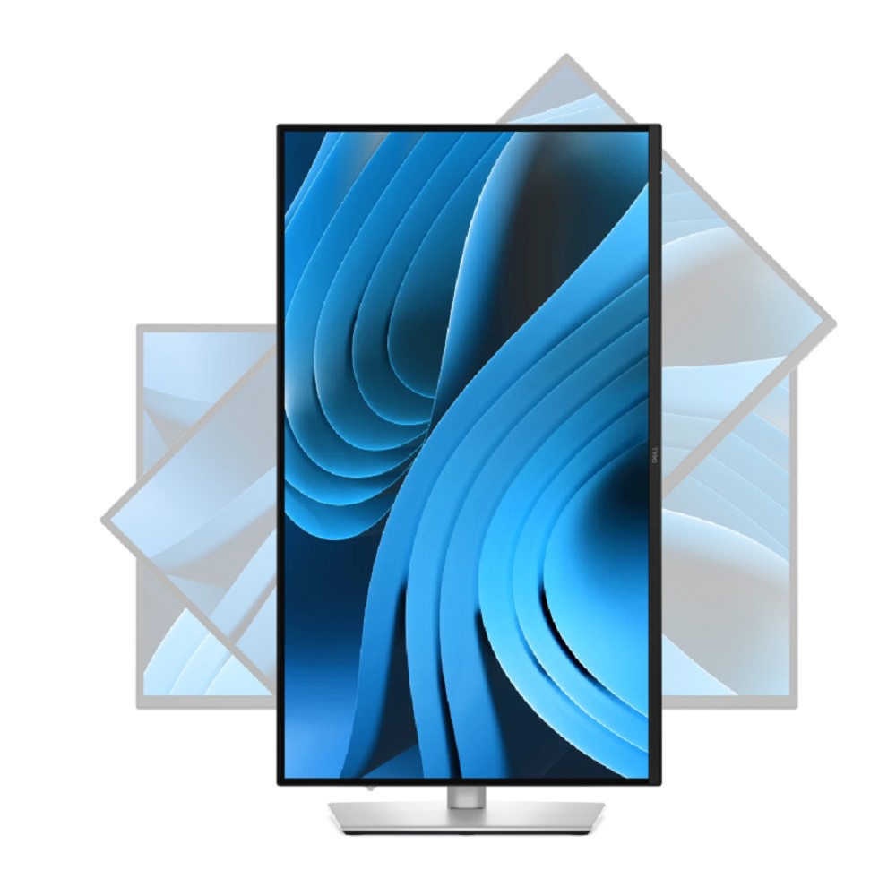 LCD Dell 27" P2725D серый {IPS 2560x1440 100Hz 5ms 350cd 1500:1 16:9 178/178 HDMI DisplayPort USB-C USB-A HAS Pivot VESA}