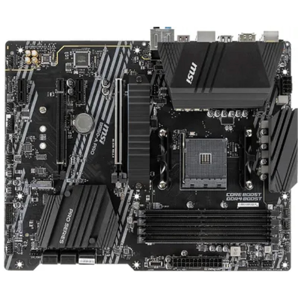 MSI B550-A PRO {Soc-AM4 AMD B550 4xDDR4 ATX AC`97 8ch(7.1) GbLAN RAID+HDMI+DP}