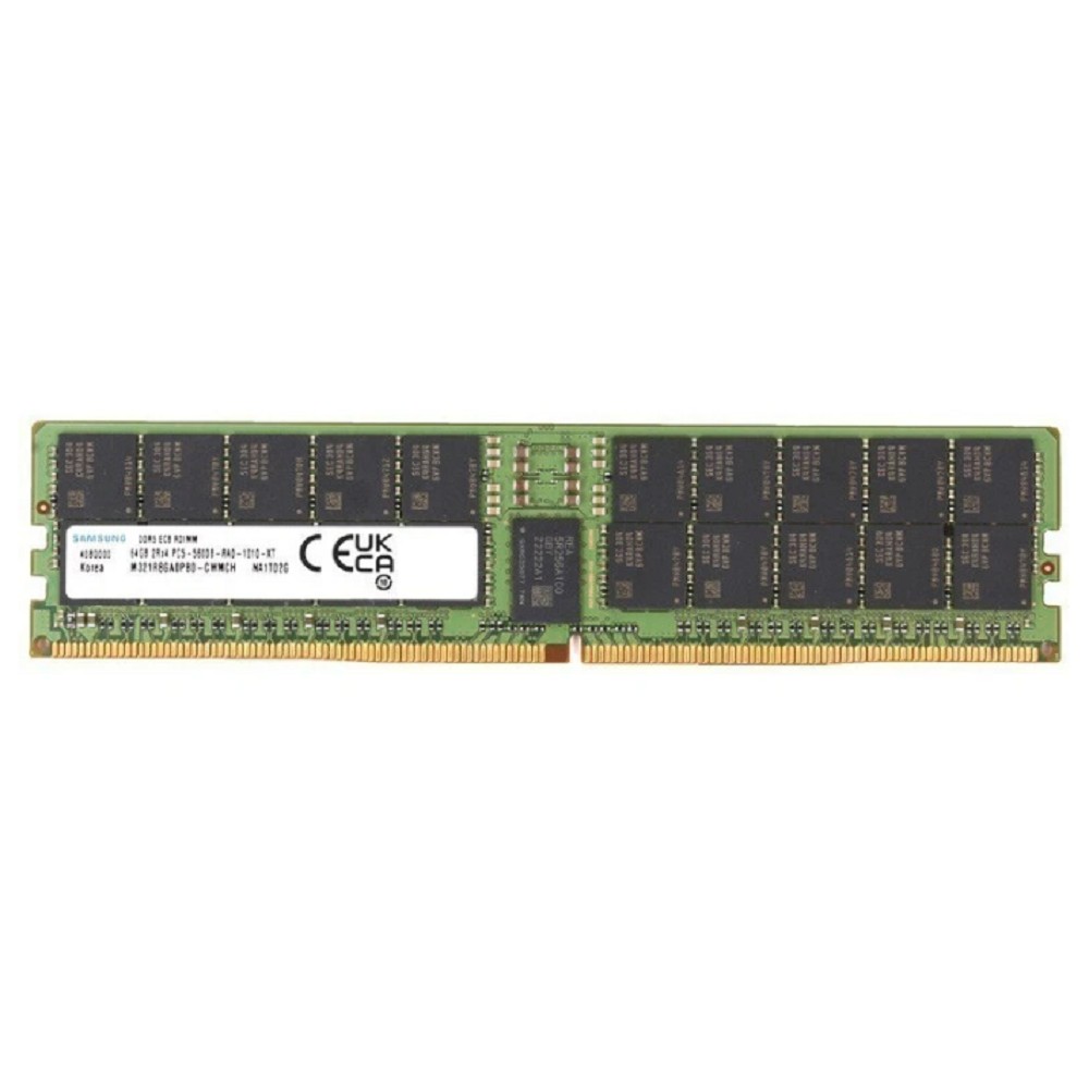 Samsung DDR5 128GB RDIMM 5600 Mbps (2Rx4) ECC Reg 1.1V (M321RAJA0MB0-CWM) 1 year, OEM