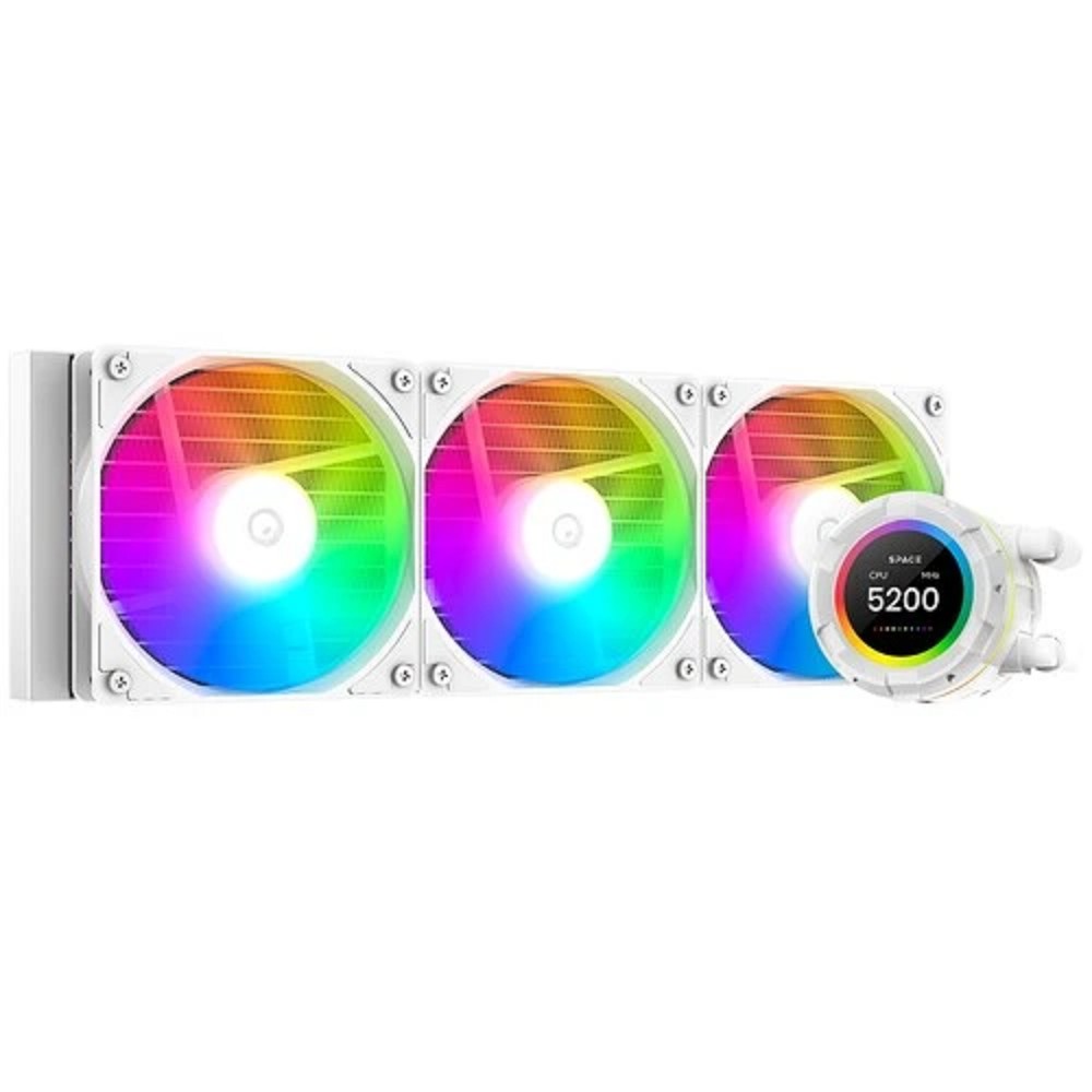 Кулер с водяным охлаждением ID-Cooling SL360 XE White 1150/1155/1151/1200/1700/2011/2066, AM4/AM5