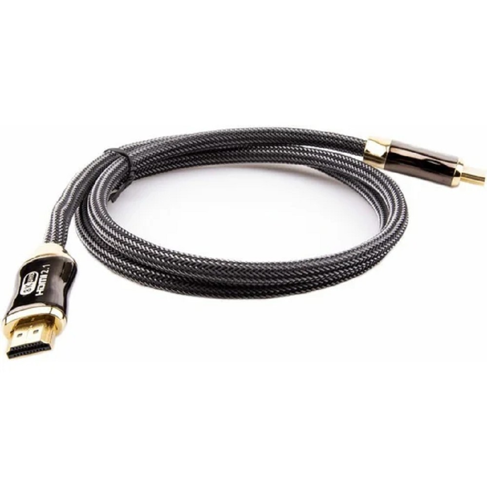 Telecom Кабель HDMI 19M/M,ver. 2.1, 8K@60 Hz 2m метал разъемы, нейлоновая оплетка Telecom <TCG300-2M>[6937510844081]