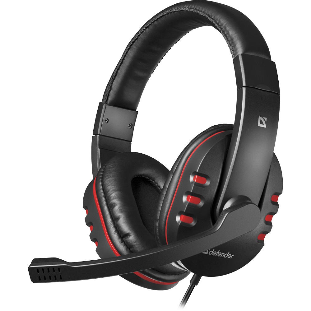 Повреждение упаковки Defender Warhead G-160 черный, кабель 2,5 м [64113]