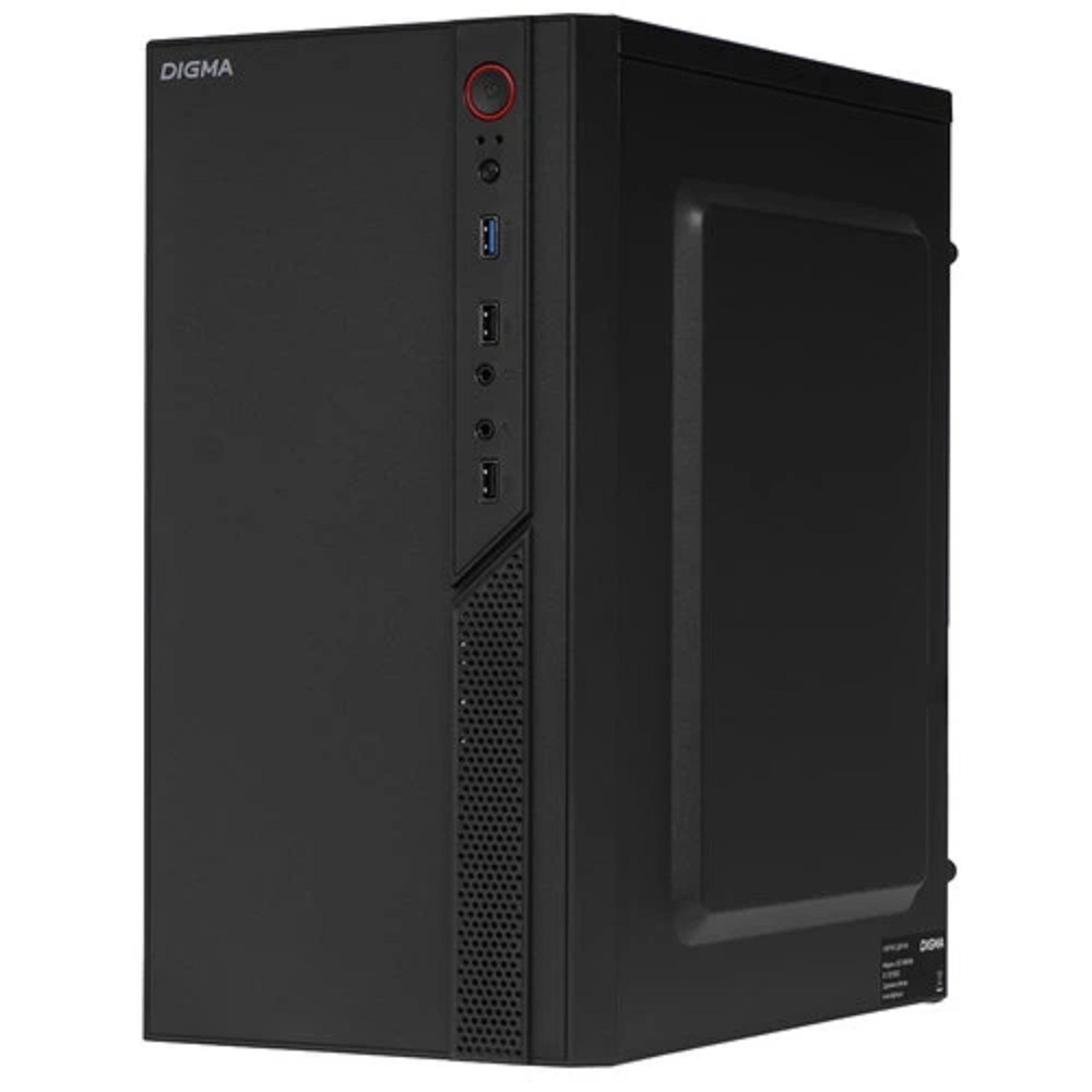 Корпус Digma DCC-MN306 черный без БП mATX 1x80mm 1x92mm 2x120mm 2xUSB2.0 1xUSB3.0 audio