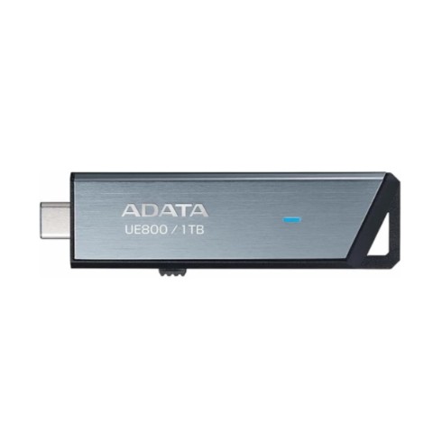 A-DATA Flash Drive 1TB Elite UE800, USB 3.2/TypeC, Серый, металлич.1000/1000 Mb/s [AELI-UE800-1T-CSG]