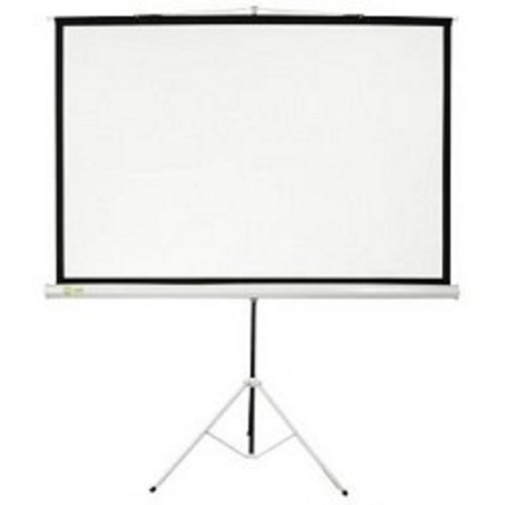Экран Cactus Triscreen CS-PST-150X150 150х150 см 1:1, напольный белый