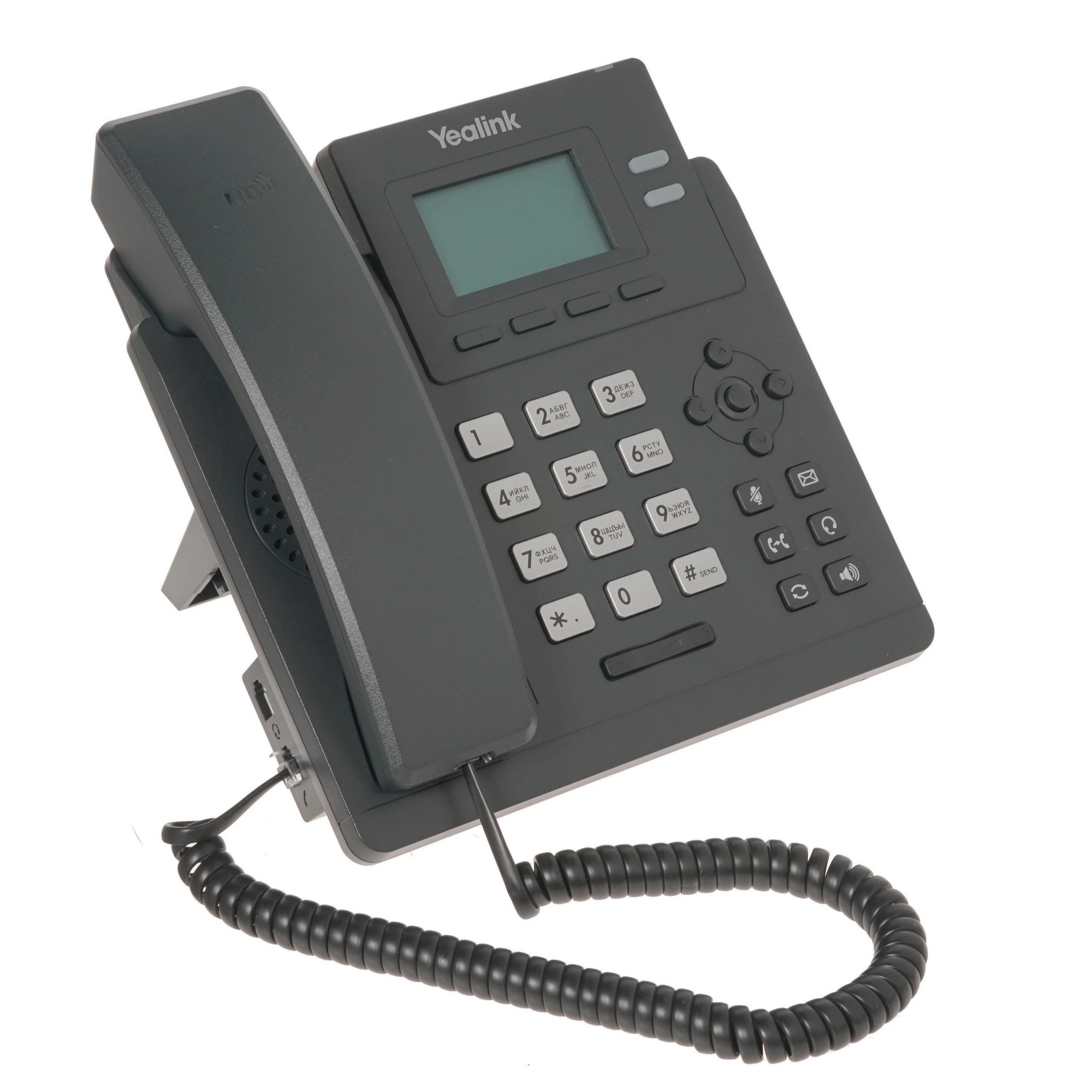 Yealink SIP-T31G, Телефон SIP 2 линии, PoE, GigE, БП в комплекте