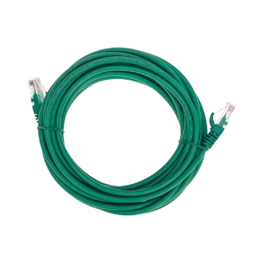 Rexant (02-0106-1) Патч-корд U/UTP, CAT 5e, RJ45-RJ45, 26AWG, LSZH, зеленый, 1м