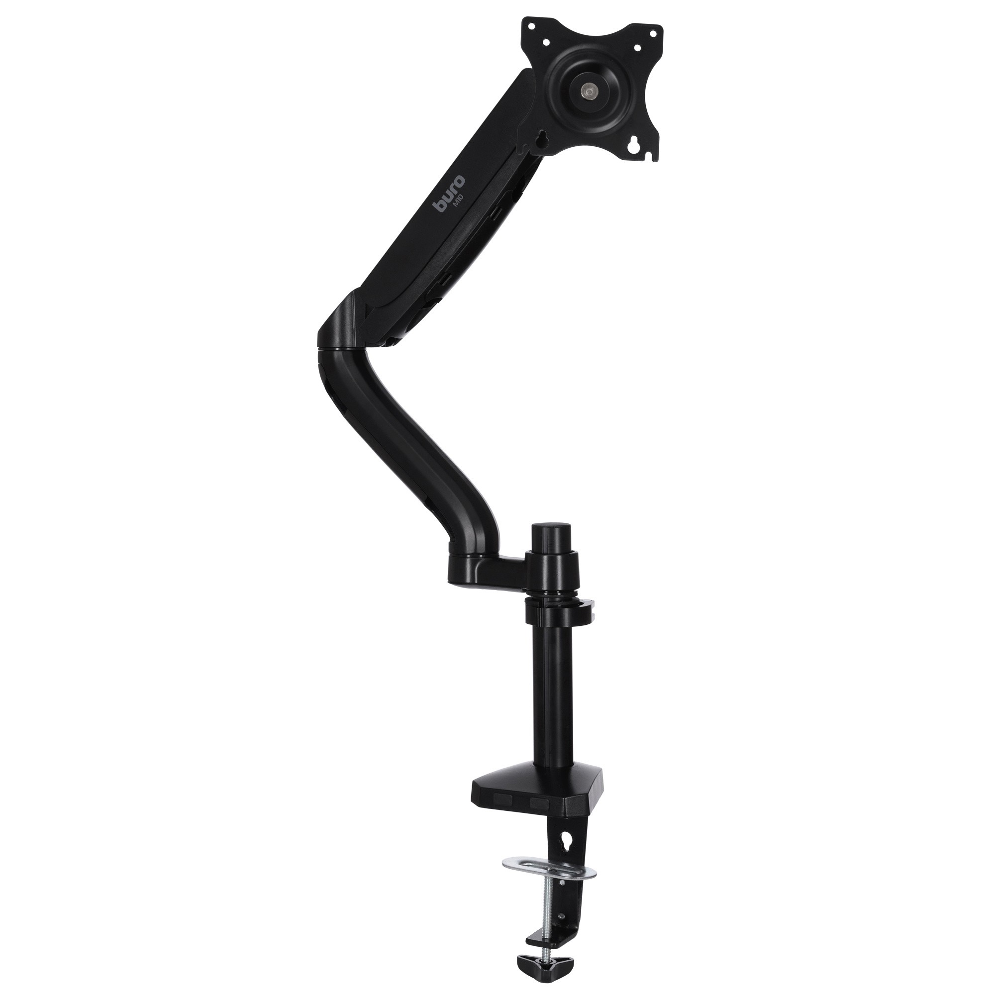 Buro M10 черный 15"-32" макс.9кг крепление к столешнице поворот и наклон