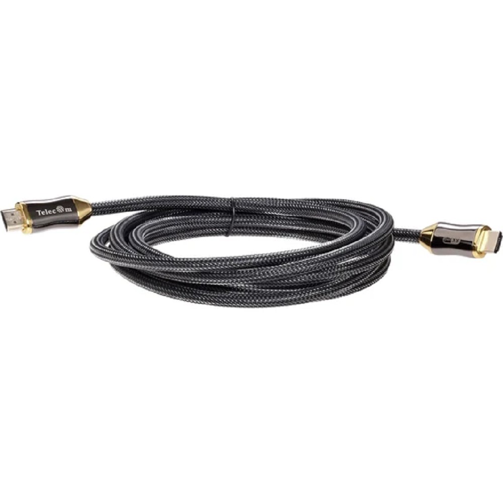Telecom TCG300-3M Кабель HDMI 19M/M,ver. 2.1, 8K@60 Hz 3m метал разъемы, нейлоновая оплетка Telecom <TCG300-3M>