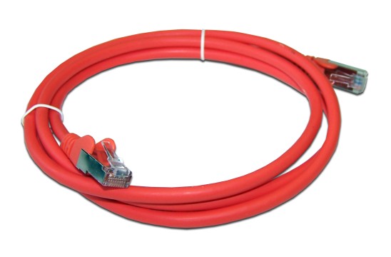 Патч-корд LANMASTER LSZH FTP кат.6A, 5.0 м, красный
