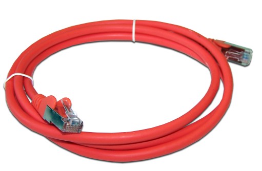 Патч-корд LANMASTER LSZH FTP кат.6, 1.0 м, красный