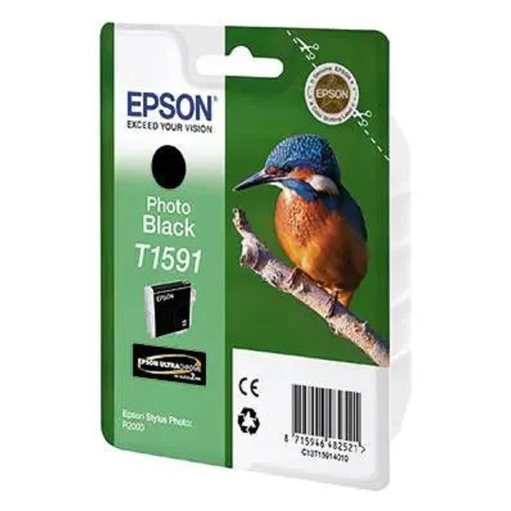 EPSON C13T15914010 EPSON T1591 для Stylus Photo R2000 (photo black) (cons ink)