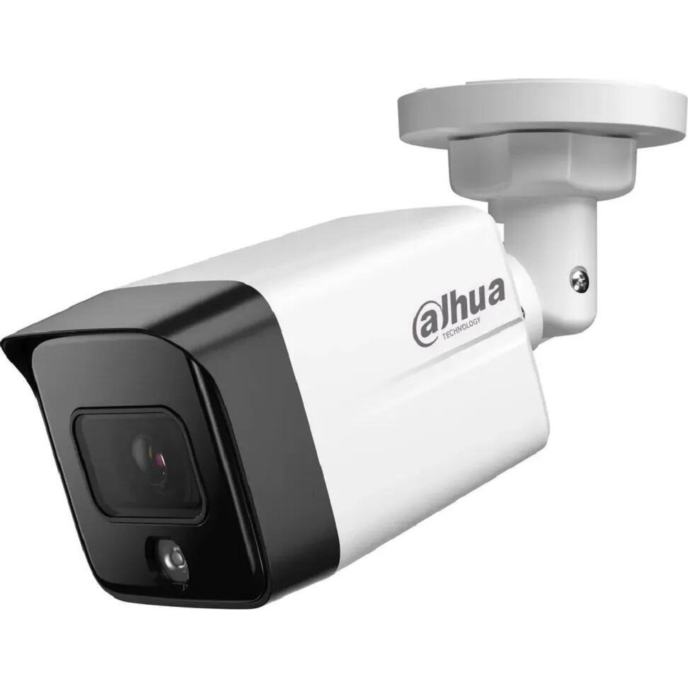 DAHUA DH-IPC-HFW1239TC1P-SA-IL-0360B-S6 Уличная цилиндрическая IP-видеокамера с ИК 30м и LED 30м 2Мп; 1/2.8” CMOS; объектив 3.6 мм; IP67; металл, пластик
