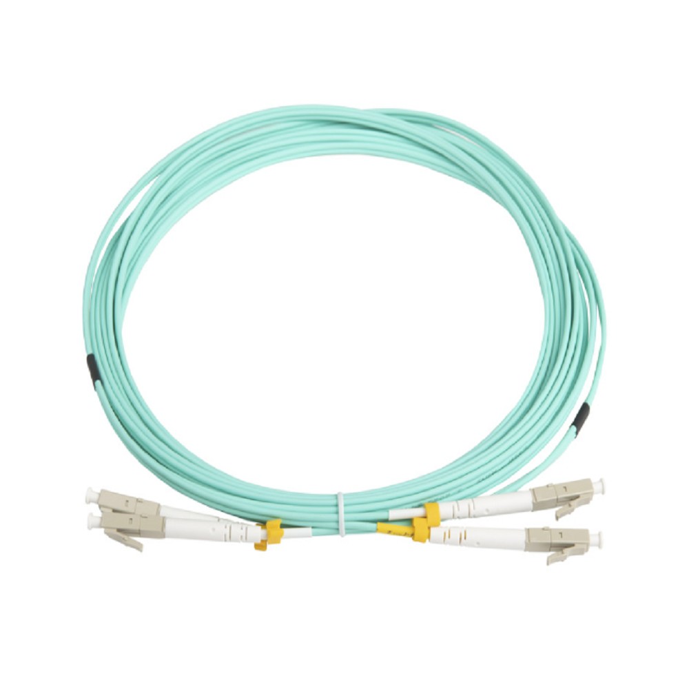 Hyperline FC-D2-503-LC/­PR-LC/­PR-H-5M-LSZH-AQ Патч-корд волоконно-оптический (шнур) MM 50/­125(OM3), LC-LC, duplex, 10G/­40G, LSZH, 5 м