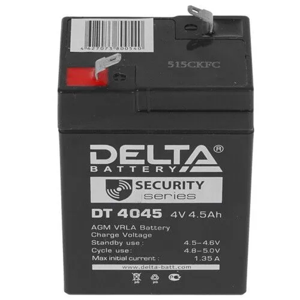 Delta DT 4045 (4,5 А\ч, 4В) свинцово- кислотный аккумулятор  