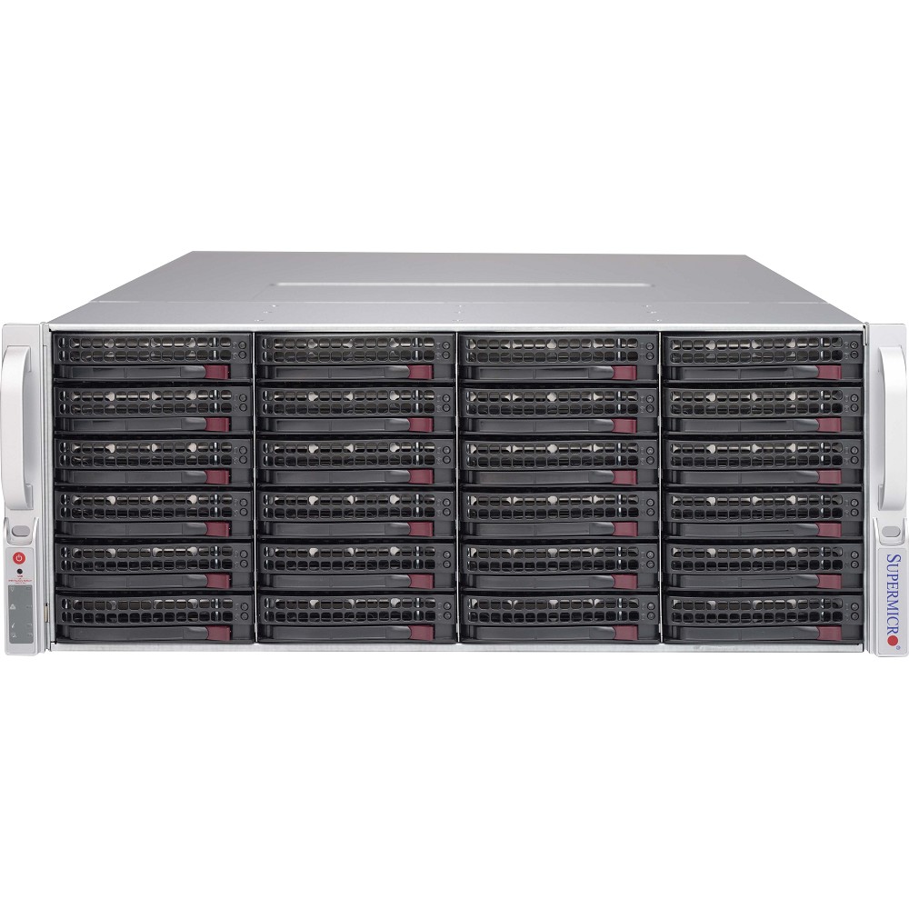 Supermicro CSE-847E2C-R1K23JBOD Корпус компьютерный 4U SAS3 JBOD storage chassis/24 front + 20 rear 3.5" hot-swap SAS3/Redundant 1200W