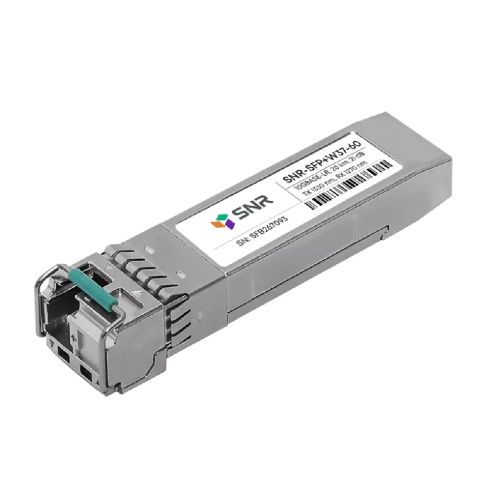 SNR-SFP+W37-60 Модуль SFP+ WDM, дальность до 60км (21dB), 1330нм