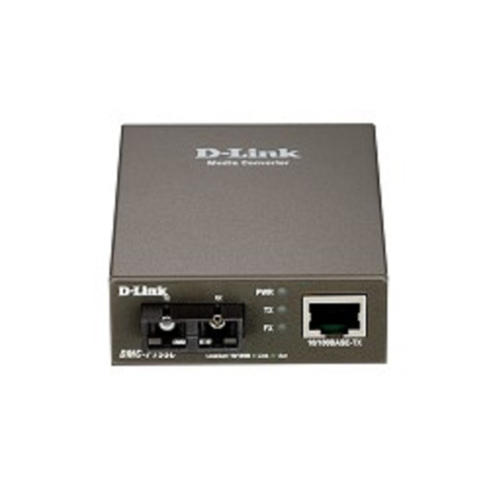 D-Link DMC-F15SC/B1A Медиаконвертер из 100BASE-TX по витой паре в 100BASE-FX по одномодовому волокну (15 км, SC)