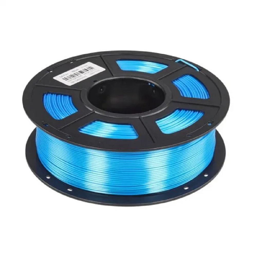 Филамент NVPRINT PLA+ Trasparent Blue для 3D печати диаметр 1.75мм  длина 330 метров  масса 1 кг