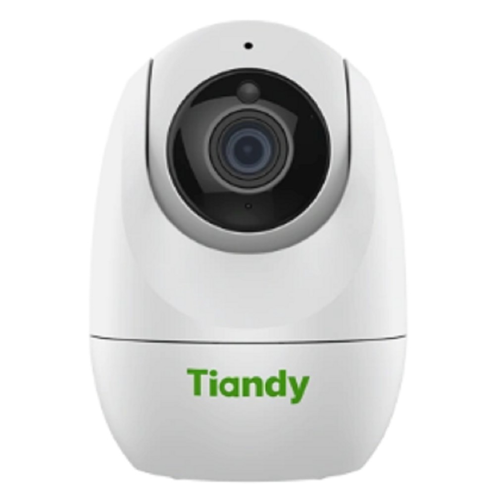 Tiandy TC-H332N 9DA-4 компактная поворотная домашняя, 3Мп, 2304х1296@20к/c, DWDR, цвет: 0.05лк, S+265, H.265(HP), S+264, H.264(HP, MP, BP), объектив 4мм, встроенные микрофон и динамик, G.711A, G.711U 