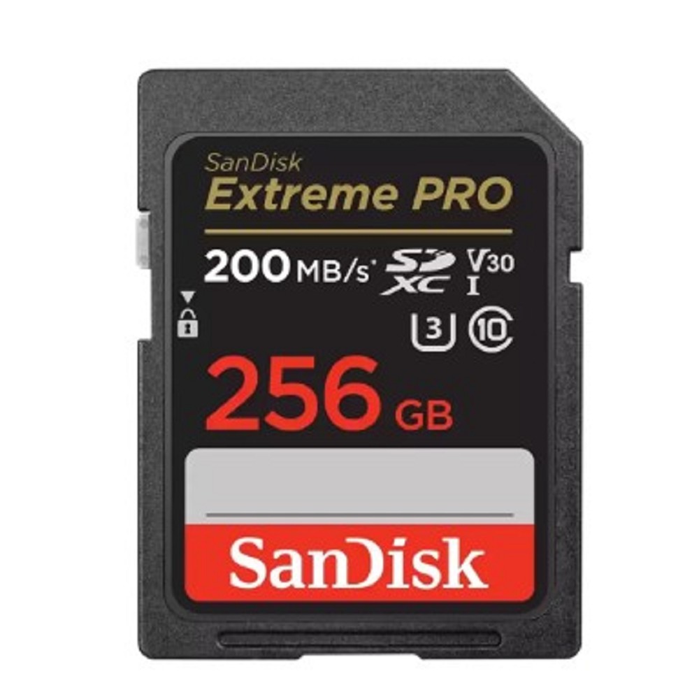 SecureDigital 256GB SanDisk Extreme Pro UHS-I Class 3 (U3) V30 200/140 MB/s <SDSDXXD-256G-GN4IN>