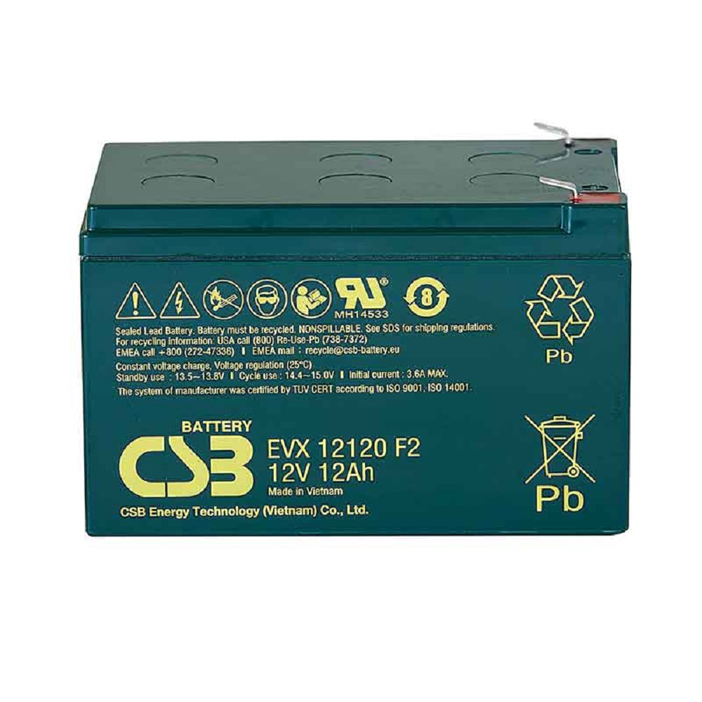 CSB Батарея EVX12120 F2 (12V 12Ah)