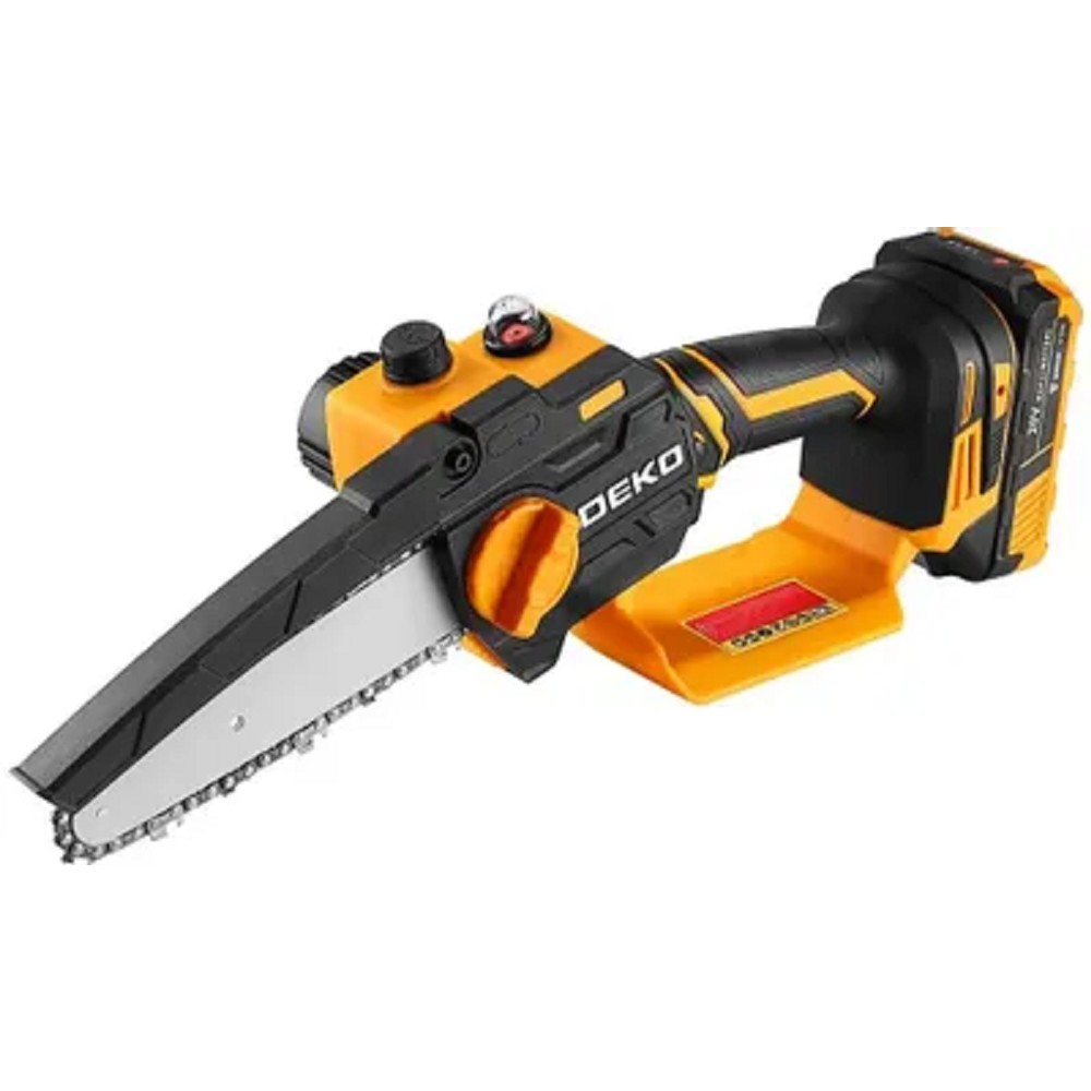DEKO DKCHS 20-6 PRO Пила цепная аккумуляторная [083-2011] { 20В, 2x2.2Ач, 2 шины и 2 цепи }