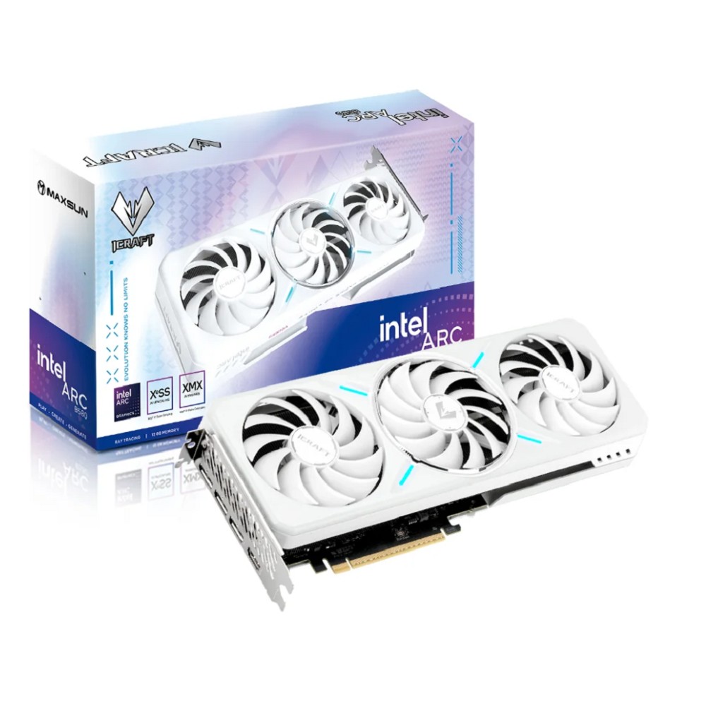 Повреждение упаковки Видеокарта MAXSUN Intel Arc B580 iCraft 12G DDR6, 192bit, 3* DP/HDMI, 3 FAN RTL