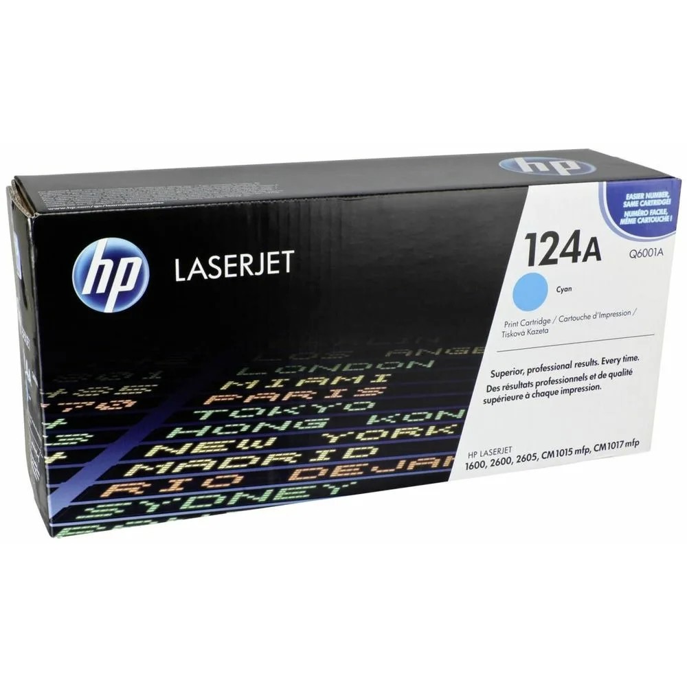 HP Q6001A Картридж ,Cyan{Color LaserJet 2600, Cyan, (2000стр.)}