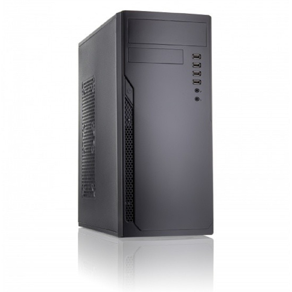 Foxline FL-301 ATX, w/o  PSU 1x5.25EXT, 1x3.5EXT, 4x3.5INT, 4xUSB2.0, HDA, w/o FAN, no pwr cord