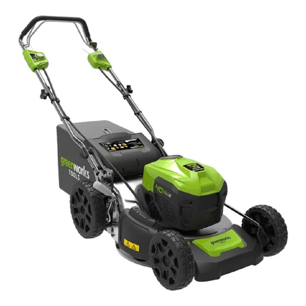 Greenworks GD40LM46SPK4 Газонокосилка аккумуляторная, 40V, 46см, самоходная, бесщеточная, c 1хАКБ 4 Ач и ЗУ [2506807UB]